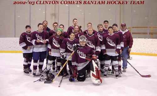 Clinton Bantam B team in  Pulaski, Feb 03